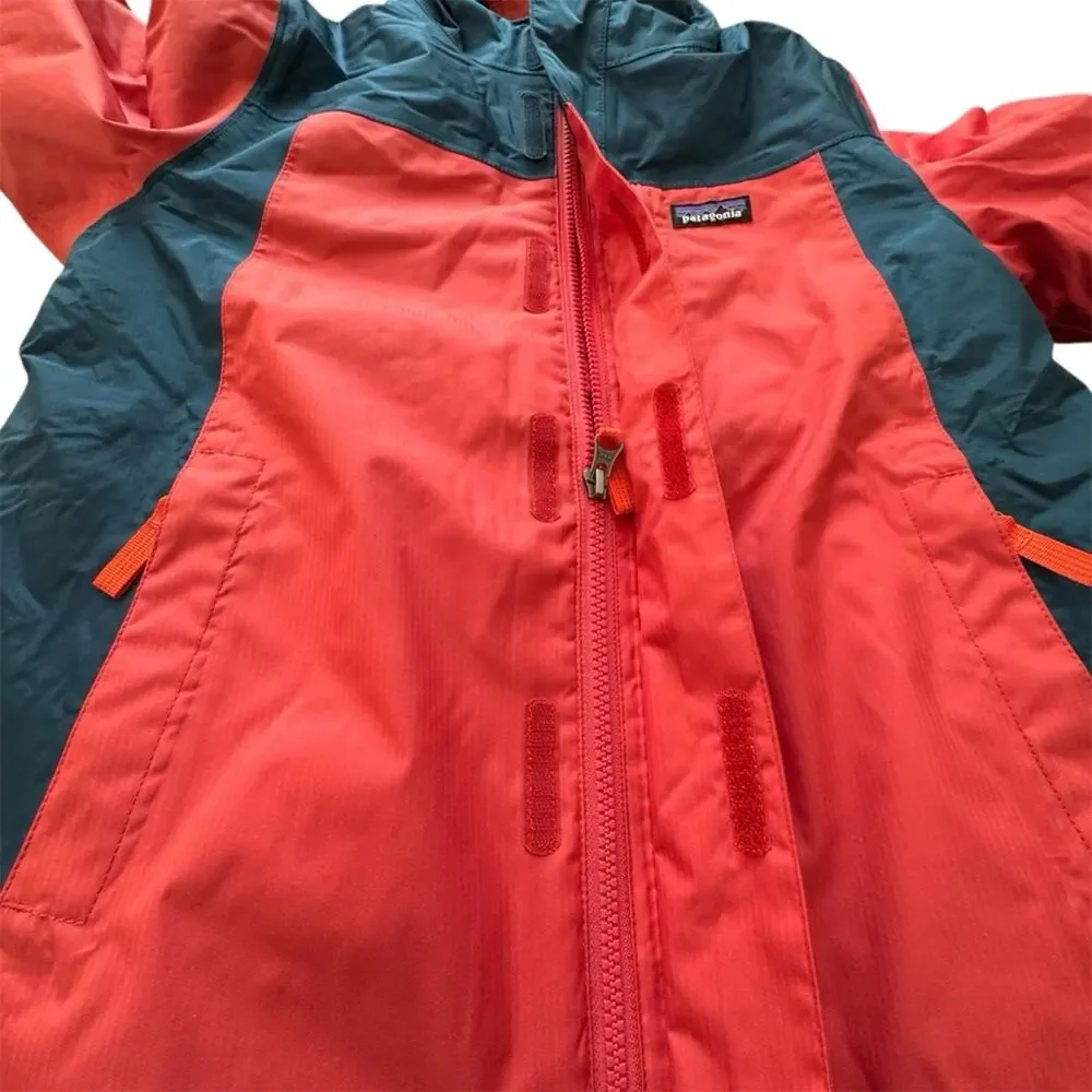 Patagonia Kids' 3 in 1 Jacket Coral Navy Blue Size M (10) Ski Snowboarding